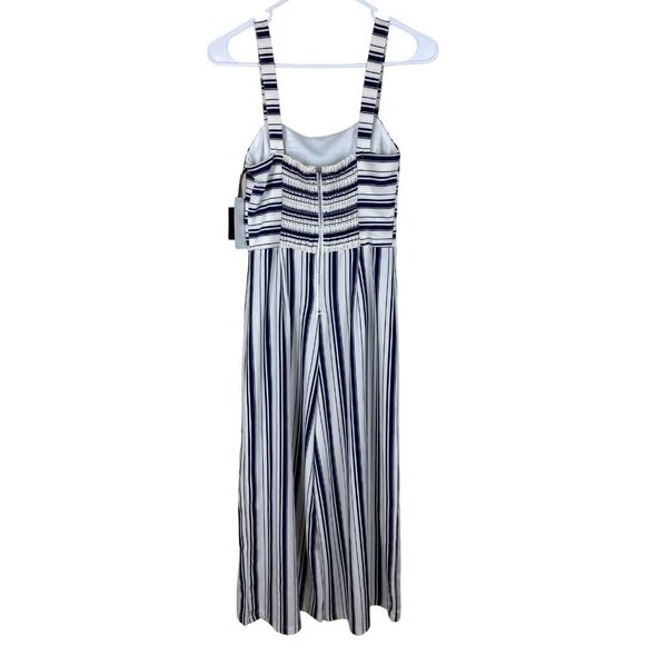 Takara Striped Jumpsuit in Blue Stripe on Cream Juniors Sz 3 NWT *FLAW - Picture 8 of 8